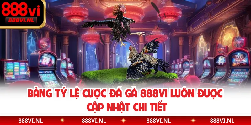 Bảng tỷ lệ cược đá gà 888VI luôn được cập nhật chi tiết